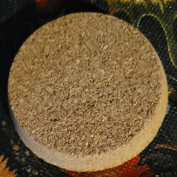 Ornate Embossed Clear Glass Apothecary Canister Cork Lid Large - Picture 5 of 10